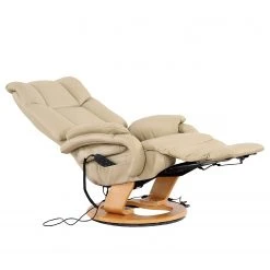 Modoform Fauteuil de relaxation Casey - Cuir véritable / Imitation cuir - Crème | Confort et Élégance -Pas Cher Fauteuils Magasin 1000005892 200324 13583600005 DETAILS P000000001000005892