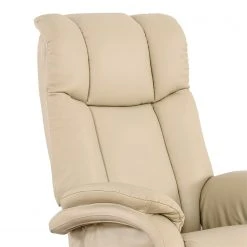Modoform Fauteuil de relaxation Casey - Cuir véritable / Imitation cuir - Crème | Confort et Élégance -Pas Cher Fauteuils Magasin 1000005892 200324 13583900008 DETAILS P000000001000005892