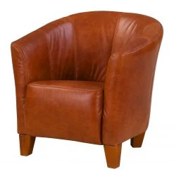 Maison Belfort Fauteuil Sweetwater - Cognac | Fauteuil 1 place en cuir de qualité supérieure