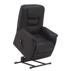 Modoform Fauteuil de Relaxation Knuckey - Aide au Relevage, Imitation Cuir Noir, Confort Haut de Gamme -Pas Cher Fauteuils Magasin 1000027311 210429 12412700004 DETAILS P000000001000027311