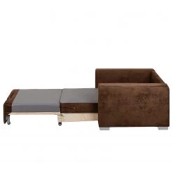 Mooved Fauteuil Convertible Latina IV - Aspect Cuir Marron - Confort et Élégance -Pas Cher Fauteuils Magasin 1000034524 211221 092048000102 DETAILS P000000001000034524