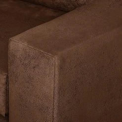 Mooved Fauteuil Convertible Latina IV - Aspect Cuir Marron - Confort et Élégance -Pas Cher Fauteuils Magasin 1000034524 211221 092049000146 DETAILS P000000001000034524