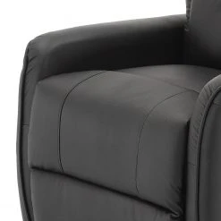 Modoform Fauteuil de Relaxation Nesna - Cuir Véritable ou Imitation Cuir Noir -Pas Cher Fauteuils Magasin 1000035467 190412 14282400009 GALLERYIMAGES P000000001000035467