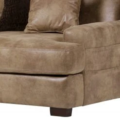 Red Living Grand fauteuil à oreilles Dream - Microfibre marron - Confort et Élégance pour votre Salon -Pas Cher Fauteuils Magasin 1000039692 220831 040 DETAILS P000000001000039692