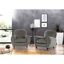 Fauteuil Marre Microfibre Gris par Jack & Alice - Confort et Élégance -Pas Cher Fauteuils Magasin 1000040699 220831 020 MOOD DETAILS P000000001000040699 mood