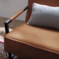 Fauteuil Rhode Brun - Fauteuil 1 place en cuir par ars manufacti -Pas Cher Fauteuils Magasin 1000042080 190225 10091300037 GALLERYIMAGES P000000001000042080