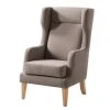 Fauteuil à oreilles Grenfell - Taupe | Confort et Élégance par Mørteens -Pas Cher Fauteuils Magasin 1000059528 190320 17185500600 IMAGE P000000001000059528