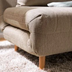 Mørteens Fauteuil convertible Ösmo - Tissu Gris sable - Confort et Élégance -Pas Cher Fauteuils Magasin 1000086550 220803 080 DETAILS P000000001000086550