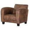 Fauteuil Tullow - Aspect vieux cuir marron | Ars Manufacti | Fauteuil 1 place -Pas Cher Fauteuils Magasin 1000094667 220208 143726000010 IMAGE P000000001000094667