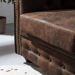 Fauteuil Torquay Marron Foncé - Fauteuil 1 Place Confortable et Élégant -Pas Cher Fauteuils Magasin 1000094692 220121 101049000178 DETAILS P000000001000094692