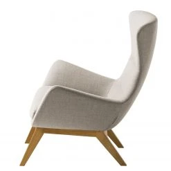 Fauteuil 1 place Studio Copenhagen Hepburn I - Tissu Milan Beige - Chêne foncé | Design et Confort Premium -Pas Cher Fauteuils Magasin 1000114773 180716 17435880 GALLERYIMAGES P000000001000114773
