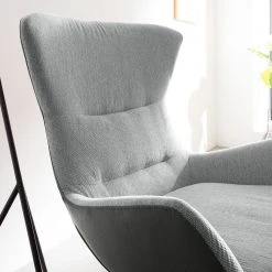 Fauteuil Studio Copenhagen Hepburn I - Gris clair / Gris - Chêne foncé | Design et Confort -Pas Cher Fauteuils Magasin 1000114806 180803 085037136 MOOD GALLERYIMAGES P000000001000114806 mood