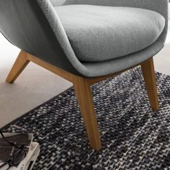 Fauteuil Studio Copenhagen Hepburn I - Gris clair / Gris - Chêne foncé | Design et Confort -Pas Cher Fauteuils Magasin 1000114806 180803 085037138 MOOD GALLERYIMAGES P000000001000114806 mood