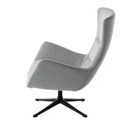 Fauteuil Hepburn III - Tissu Saia Gris clair et Noir | Studio Copenhagen | Moderne et Confortable -Pas Cher Fauteuils Magasin 1000116388 180830 12090783 GALLERYIMAGES P000000001000116388