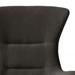 Studio Copenhagen Fauteuil Hepburn I - Tissu Saia Noir-Marron - Chêne foncé -Pas Cher Fauteuils Magasin 1000116443 180830 120943279 GALLERYIMAGES P000000001000116443