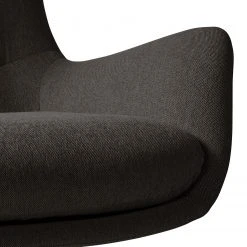 Studio Copenhagen Fauteuil Hepburn I - Tissu Saia Noir-Marron - Chêne foncé -Pas Cher Fauteuils Magasin 1000116443 180830 120943280 GALLERYIMAGES P000000001000116443