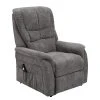 Modoform Fauteuil de relaxation Sasina - Microfibre - Gris foncé (avec aide au redressement) -Pas Cher Fauteuils Magasin 1000116888 220518 010 IMAGE P000000001000116888