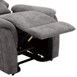 Modoform Fauteuil de relaxation Sasina - Microfibre - Gris foncé (avec aide au redressement) -Pas Cher Fauteuils Magasin 1000116888 220518 070 DETAILS P000000001000116888