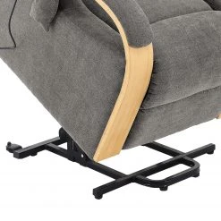 Modoform Fauteuil TV Rosales I - Microfibre Anthracite - Confort et Élégance -Pas Cher Fauteuils Magasin 1000116901 220307 080 DETAILS P000000001000116901