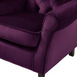 Maison Belfort Fauteuil à oreilles Luro en Velours - Confort Élégant pour Votre Salon -Pas Cher Fauteuils Magasin 1000117561 190712 10052500006 DETAILS P000000001000117561