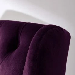 Maison Belfort Fauteuil à oreilles Luro en Velours - Confort Élégant pour Votre Salon -Pas Cher Fauteuils Magasin 1000117561 200528 17200600003 DETAILS P000000001000117561