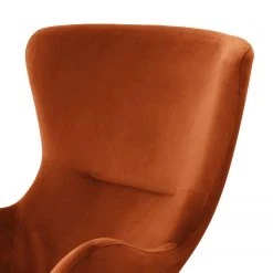 Jack & Alice Fauteuil bercant Skamby en Velours - Coloris Terre cuite | Confort et élégance pour votre intérieur -Pas Cher Fauteuils Magasin 1000123364 181219 09580600015 GALLERYIMAGES P000000001000123364