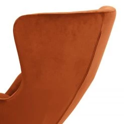 Jack & Alice Fauteuil bercant Skamby en Velours - Coloris Terre cuite | Confort et élégance pour votre intérieur -Pas Cher Fauteuils Magasin 1000123364 181219 09580600019 GALLERYIMAGES P000000001000123364