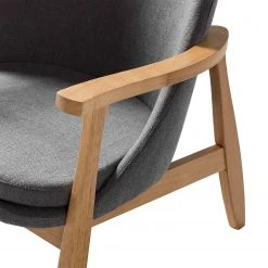 Mørteens Fauteuil Londo - Tissu Gris - Confort et Élégance pour Votre Salon -Pas Cher Fauteuils Magasin 1000126065 190405 11000100045 GALLERYIMAGES P000000001000126065