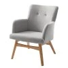 Mørteens Fauteuil Joreen III - Tissu Gris clair - Fauteuil 1 place confortable et élégant -Pas Cher Fauteuils Magasin 1000126078 190510 10471600025 IMAGE P000000001000126078