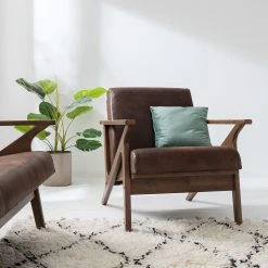 Fauteuil Coop I - Aspect cuir vieilli par Mørteens | Confort et Élégance pour votre Intérieur -Pas Cher Fauteuils Magasin 1000126096 190418 18174300011 MOOD GALLERYIMAGES P000000001000126096 mood