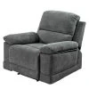 Modoform Fauteuil de Relaxation Leticia - Microfibre Gris Confortable et Élégant -Pas Cher Fauteuils Magasin 1000126858 180724 18571917 IMAGE P000000001000126858