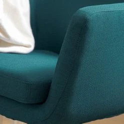 Fauteuil Nicholas - Tissu Bleu Pétrole - Confort et Élégance | Mørteens -Pas Cher Fauteuils Magasin 1000126887 201103 11480000003 DETAILS P000000001000126887