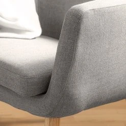 Fauteuil Nicholas 1 Place en Tissu Gris Clair - Mørteens -Pas Cher Fauteuils Magasin 1000126898 201103 11480800008 DETAILS P000000001000126898