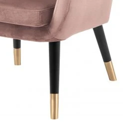 Jack & Alice Fauteuil Nicholas - Velours Lavande - Fauteuil 1 Place Design et Confort -Pas Cher Fauteuils Magasin 1000126899 190417 13102200015 GALLERYIMAGES P000000001000126899