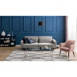 Jack & Alice Fauteuil Nicholas - Velours Lavande - Fauteuil 1 Place Design et Confort -Pas Cher Fauteuils Magasin 1000126899 191017 17222600004 MOOD DETAILS P000000001000126899 mood