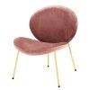 Jack & Alice Fauteuil Zadar - Velours Rose vieilli - Fauteuil 1 place - Confort et Design -Pas Cher Fauteuils Magasin 1000127862 190109 09223600067 IMAGE P000000001000127862