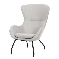 Fauteuil Levan - Mørteens - Matière Structurée - Granit | Fauteuil 1 place élégant et confortable