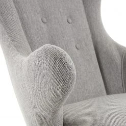 Norrwood Rocking Chair Meryl - Gris Chiné - Fauteuil 1 Place Confortable et Élégant -Pas Cher Fauteuils Magasin 1000128775 180821 085051236 GALLERYIMAGES P000000001000128775
