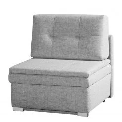 Fredriks Fauteuil Convertible Cattai - Tissu Structuré Gris Clair - Fauteuil 1 Place