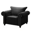 Jack & Alice Fauteuil Solita - Velours Noir - Fauteuil 1 Place Sans Repose-Pieds -Pas Cher Fauteuils Magasin 1000135642 181018 162943297 IMAGE P000000001000135642