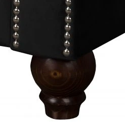 Jack & Alice Fauteuil Solita - Velours Noir - Fauteuil 1 Place Sans Repose-Pieds -Pas Cher Fauteuils Magasin 1000135642 181018 162943304 GALLERYIMAGES P000000001000135642