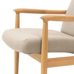 Fauteuil Tioga Studio Copenhagen - Tissu Beige - Chêne Clair - Confort et Élégance -Pas Cher Fauteuils Magasin 1000138043 220127 10375000060 DETAILS P000000001000138043