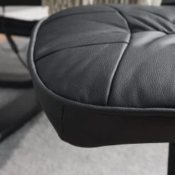 Loftscape Fauteuil de Relaxation Wesburn II en Cuir Véritable ou Imitation Cuir - Noir -Pas Cher Fauteuils Magasin 1000139817 210430 12373600003 DETAILS P000000001000139817