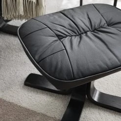 Loftscape Fauteuil de Relaxation Wesburn II en Cuir Véritable ou Imitation Cuir - Noir -Pas Cher Fauteuils Magasin 1000139817 210430 12375100010 DETAILS P000000001000139817