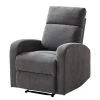 Loftscape Fauteuil de relaxation Grandhan - Gris Microfibre - Confort Premium