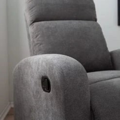 Loftscape Fauteuil de relaxation Grandhan - Gris Microfibre - Confort Premium -Pas Cher Fauteuils Magasin 1000139826 201120 13454200037 DETAILS P000000001000139826