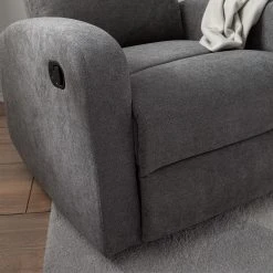Loftscape Fauteuil de relaxation Grandhan - Gris Microfibre - Confort Premium -Pas Cher Fauteuils Magasin 1000139826 201120 13454400038 DETAILS P000000001000139826
