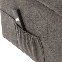 Loftscape Fauteuil TV Loccota en Microfibre Gris Foncé - Confort Suprême -Pas Cher Fauteuils Magasin 1000139843 200114 12141800019 DETAILS P000000001000139843