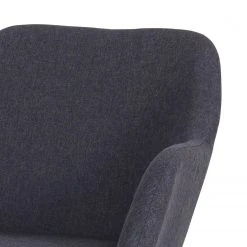 Fauteuil à bascule Emma en tissu anthracite et chêne massif – Tenzo -Pas Cher Fauteuils Magasin 1000144177 181116 14395610 GALLERYIMAGES P000000001000144177