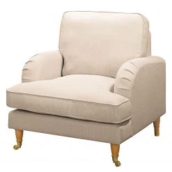 Fauteuil Bethania II Crème - Maison Belfort - Tissu de Luxe